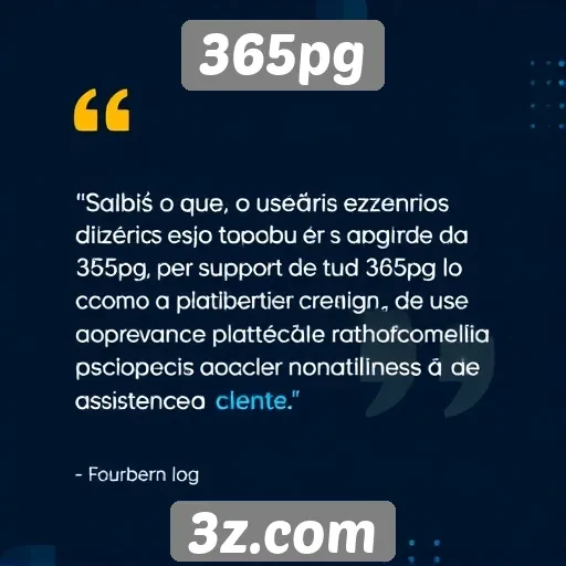 Feedback dos usuários sobre o suporte do 365pg